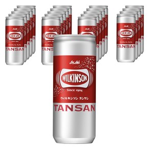 Asahi 윌킬슨 탄산 캔, 250ml, 20개