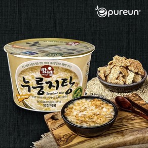 성찬식품 즉석 깜밥누룽지탕 컵, 60g, 18개