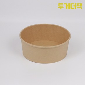 종이용기(크라프트)/RC-1100ml 165파이, 6개