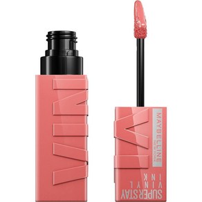 Maybelline Supe Stay 비닐 잉크 롱웨어 노버지 리퀴드 립컬러 메이크업 챠밍 핑크 립스틱 4.1ml(0.14온스) 1개입, Maybelline Supe Stay 비닐 잉크 롱웨, 1개