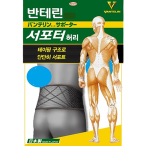 반테린코와 서포터 편하게 입는 최신 허리보호대 (M L XL), 1개