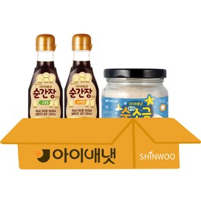 [아이배냇] 베베 이유식 순간장 국물용 190ml + 순간장 비빔용 190ml + 순소금 130g 세트, 1세트