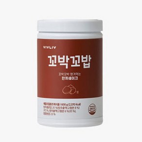 비브리브 꼬박꼬밥 챙겨먹는 한끼쉐이크 밤, 600g, 1개