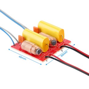 스피커 AIYIMA 순수 트레블 오디오 주파수 분할기 2-5 인치 스피커용 무대 홈 카 트위터 크로스오버 필터 40W 2 개, 한개옵션0