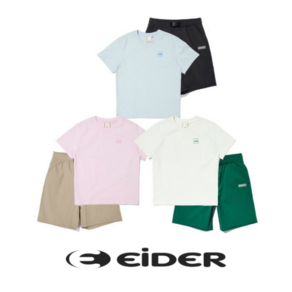 [백화점 매장판] 아이더 키즈 EIDER 상하복세트 남아옷 여아옷 라운드티셔츠 반팔티 반팔티셔츠 반바지 반바지세트 티셔츠세트 등원룩 등교룩 상하세트