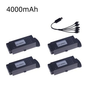 RC 쿼드콥터 예비 부품 Q6 드론 배터리 오리지널 S6 G6 T6 K5 3.7V LIPO 4000mAh 1800mAh