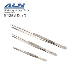 ALN 핀셋 30cm 직 (드레싱포셉/롱포셉/외과핀셋/다용도핀셋/Dessing foceps), 1개