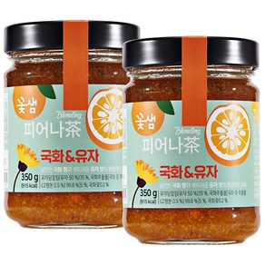 꽃샘 피어나다 국화&유자 350g, 2개, 1개입