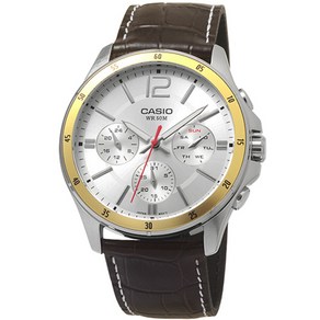 타임플래닛 CASIO MTP-1374L-7A 카시오 시계 가죽밴드