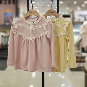 치크 *2024SS* 레이스매칭 샤랄라 티셔츠 [동아백화점수성점]