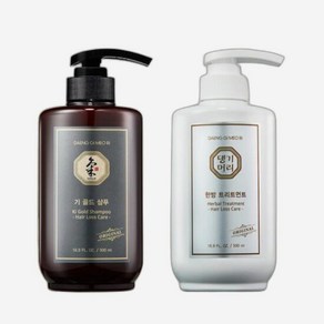 댕기머리 기 골드 샴푸 500ml 1개+ 한방 트리트먼트500ml 1개, 댕기머리 기 골드 샴푸 500ml 1개+ 한방 트리트먼, 1개