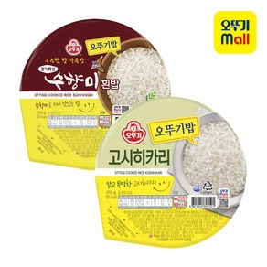 오뚜기밥 수향미 210g 12개+고시히카리 210g 12개, 12개