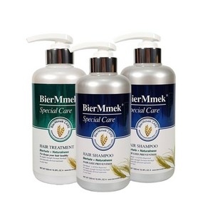 비어멕 독일 천연 맥주효모 탈모샴푸(500mlx3병), 3개, 500ml
