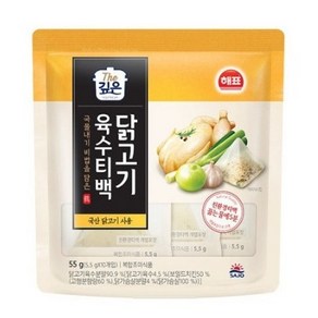 사조 해표 닭고기육수티백 5.5g*10, 55g, 3개