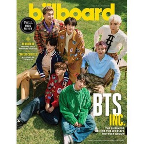 Billboad (주간) : 2021년 08월 28일 : BTS (방탄소년단) 커버 : 빌보드 미국판 : Fall Music Peview, Billboad Magazine