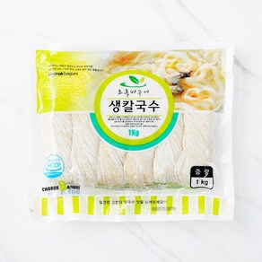 [메가마트]초록바구니 생칼국수 1kg, 1개