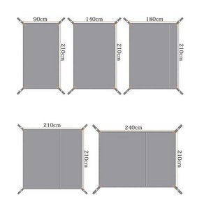 캠핑 E5BD 다기능 텐트 그라운드 시트 잔디 해변에 이상적 야외 콘서트 테일 게이트 경기장 스포츠 초경량, 01 180x210CM