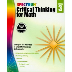 Spectrum Critical Thinking for Math Grade 3