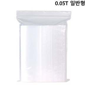 진주바다 지퍼백 7X10cm 100매 PE 두꺼운 비닐팩 0.05T