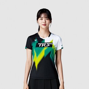 여성 스포츠 기능성 그래픽 반팔 티셔츠 운동복 상의 탁구 배드민턴 Tennis 러닝 요가 필라테스 조깅 볼링 스쿼시 등산 815