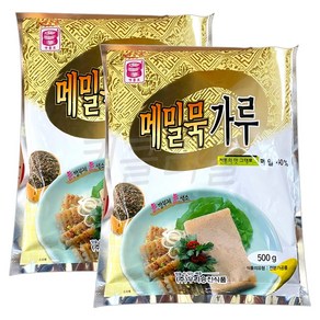 [퀴클리몰] 우리승진식품 메밀묵가루, 500g, 2개