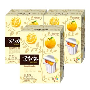 꽃샘 꿀유자차 포션 30g 15개입 3개