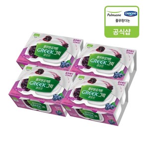 풀무원 [풀무원 다논] 그릭 콩포트 블루베리 (140gX2입)X4개, 140g, 8개