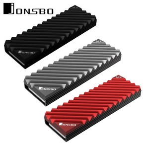 JONSBO M.2 방열판 NVME PS5 SSD 방열판 2280 존스보 플스5용, 블랙, 1개