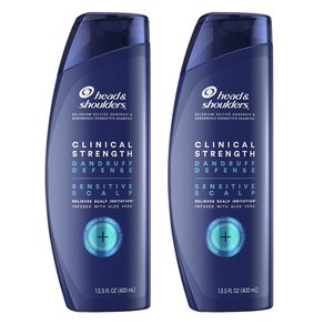 헤드앤숄더 클리니컬 스트렝스 댄드러프 디펜스 센시티브 스컬프 샴푸, 400ml, 2개