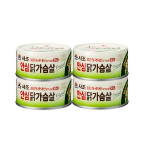 해표 안심 닭가슴살 통조림, 135g, 8개