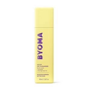 BYOMA Milky Oil Cleanse 피부 장벽 를 위한 하이드레이팅 페이셜 클렌저 민감성 모든 타입을 TiCeamide 세안제 딥 지성 잔여물 없음 3.38 flo, 1개, 100ml