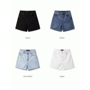 후아유 여성용 노턱 데님 반바지 / No Tuck Denim Shorts WHTJE2513F 17