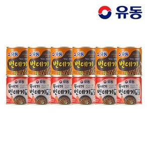 [KT알파쇼핑][유동] 유동 번데기 280g x6개 +유동 뚝배기 번데기탕 얼큰한 맛 280g x6개, 6개