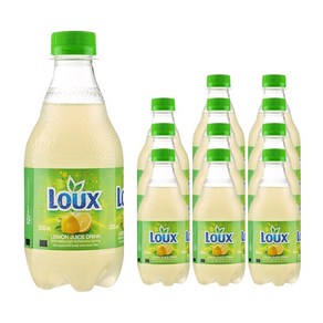 LOUX 탄산레몬 드링크, 330ml, 12개