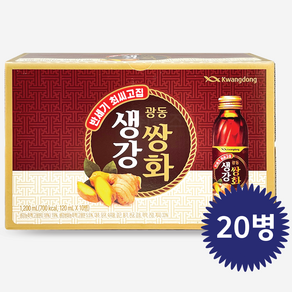 [다나아팜] 광동 생강쌍화 120ml x 20병