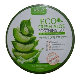 [4개] Anjo eco fesh aloe soothing gel 앙쥬 알로에 수딩 젤 300ml 당일발송, 4개