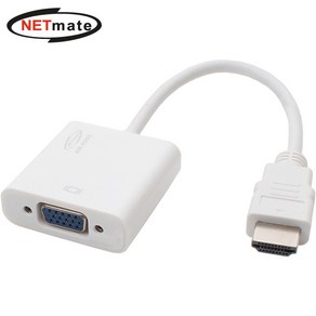 강원전자 넷메이트 NM-HV03 HDMI to VGA(RGB) 컨버터(케이블 타입), 1개