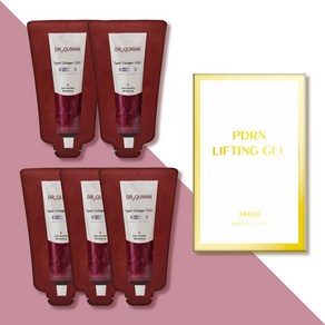 닥터큐먼 시즌2 T1콜라겐100 프리미엄 크림팩 미니 5개+소리소 PDRN 젤팩, 56g, 1세트