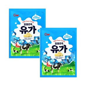 청우식품 달콤쫀득유가, 2개, 350g