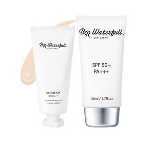 비알워터풀 비비크림 40g + 자외선 차단 선크림 50ml SPF50+ PA+++, 21호(브라이트), 1세트