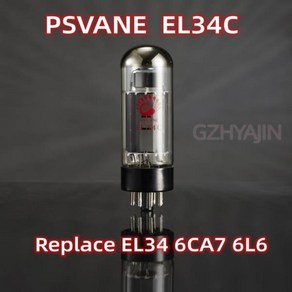 PSVANE 튜브 EL34C 6CA7 6L6 진공관 앰프 HIFI 오디오용 호환 공장 쌍 교체, 01 EL34C, 01 EL34C_01 1PCS