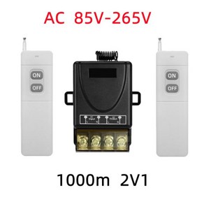 Cehot 무선 리모컨 스위치 온 오프 고전력 30A 광전압 AC 85-265V 장거리 RF433 3000m