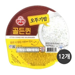 오뚜기 오뚜기밥 골드퀸 210g 12개입, 12개