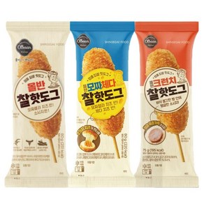 [신세계푸드] 올반키친 핫도그 30봉 골라담기, 80g, 30개, 찰핫도그 15봉 + 모짜체다 15봉