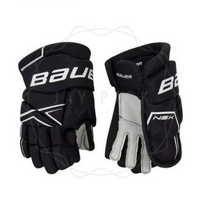 제이파크 아이스하키 Baue Gloves 바우어 장갑 글로브, 8인치 NSX 블랙, 1개