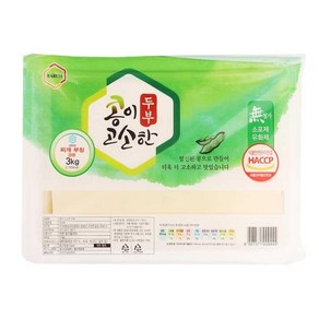 푸름원 콩이고소한두부(찌개부침겸용) 3KG, 1개