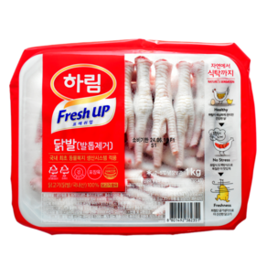 하림 신선발톱제거닭발 냉장 1kg, 1개