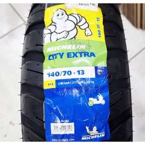 2021- 혼다 PCX 미쉐린 시티엑스트라 140/70-13 리어 광폭 타이어 MICHELIN 2023, 1개