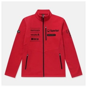 데상트 자켓 KQF SO423SFTO1-RED 2023 SWISS SKI FLEECE JACKET / RED 457929