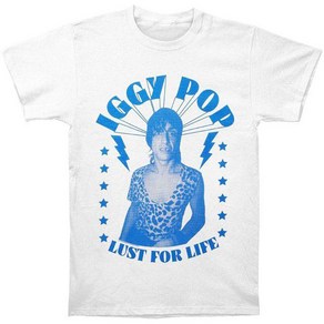 ROCKPANDA Stooges Iggy Pop Lust For Life Bootleg 반팔티